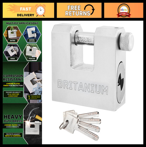 Heavy duty container lock with - heavy,
